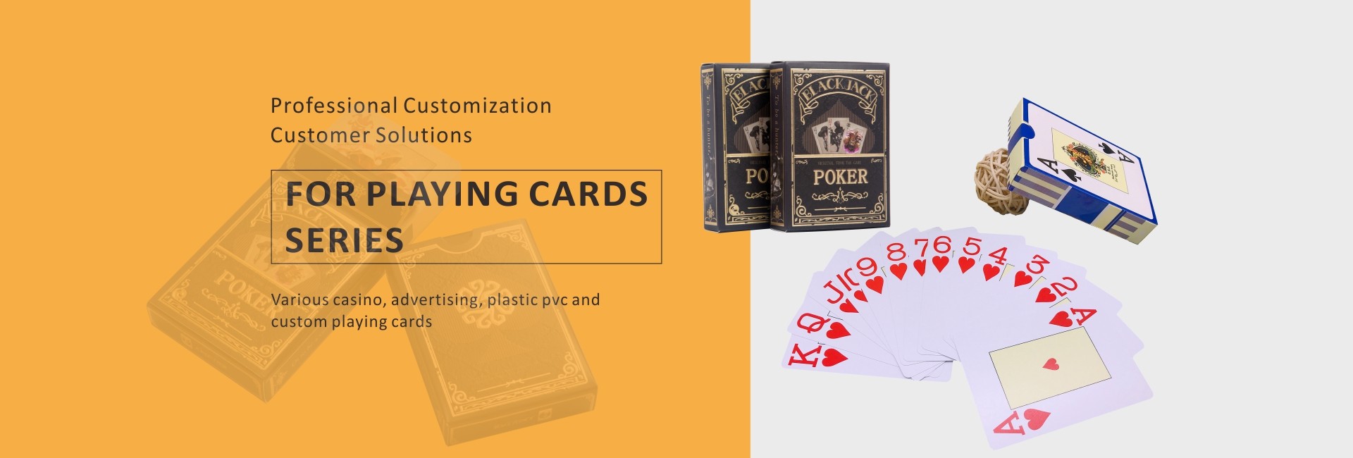 qualité Cartes de jeu faites sur commande usine
