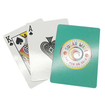 acheter 54 cartes de jeu standard de coutume de taille de tisonnier de PCs avec 2 jokers online manufacture