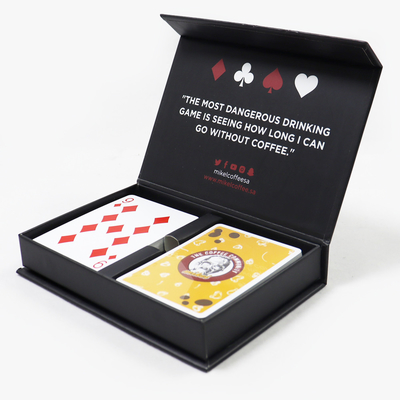 acheter Des cartes à jouer en 100% PVC sur mesure, deux decks, conception, impression de logo, plastique lavable, une boîte de deux cartes à jouer au poker. online manufacture