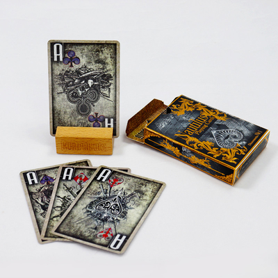 acheter Imprimé sur commande de qualité supérieure en russe, de style complexe, des cartes à jouer imprimées sur papier d'or, des cartes à jouer douces et sombres, du poker. online manufacture