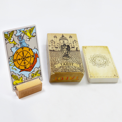 acheter Fournisseur fiable de cartes de haute qualité personnalisé Cavalier-Attendez Tarot Voyage spirituel online manufacture
