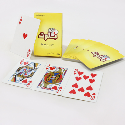 acheter Conception personnalisée Logo propre Jeu de plateforme de poker en plastique Impression étanche Cartes de jeu en plastique en PVC durable online manufacture