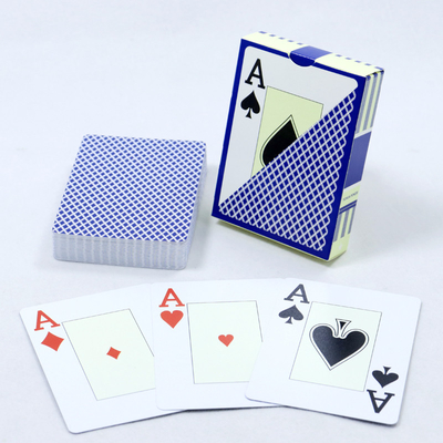 acheter Des cartes de poker en plastique 100% imperméable à l'eau avec indice Jumbo et impression CMYK online manufacture
