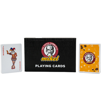acheter Finition de surface UV Logo personnalisé Deux paires de cartes à jouer en plastique avec boîte magnétique de livre online manufacture