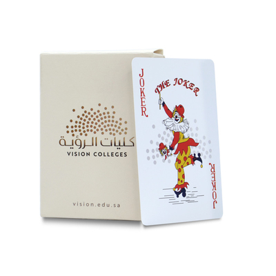 acheter Arabie saoudite 100% PVC vente de cartes à jouer avec finition de surface personnalisée et logo online manufacture