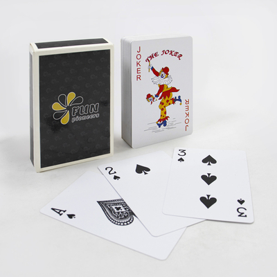 acheter Cartes de jeu en plastique imperméable à l'eau personnalisées avec impression en vrac de logo propre online manufacture