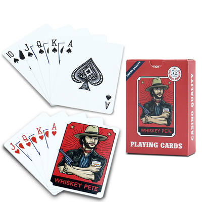acheter Cartes de jeu de poker en papier avec une boîte de jeux de cartes personnalisés de jeu de cartes dans le style de cow-boy online manufacture