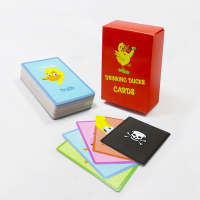 acheter Cartes de jeu personnalisées personnaliser l'impression de conception pour le canard boire la fête drôle de jeu de papier online manufacture