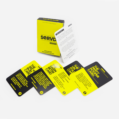 acheter Personnaliser les jeux de cartes Lamination de surface Finition Retro Jeux de cartes Impression Fabrication online manufacture
