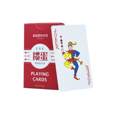 acheter Impression de cartes à jouer lavables avec boîte pour les fournitures de casino au Koweït online manufacture