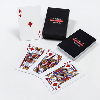 acheter Classique et cool personnalisé noir texas cartes de jeu en plastique d'impression pour le marché arabe online manufacture