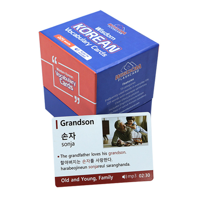acheter Jouets éducatifs Logo personnalisé Impression de cartes d'apprentissage OEM Pour les enfants Les enfants online manufacture