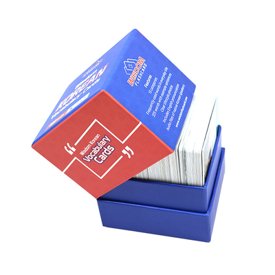 acheter Lamination de la surface et conception personnalisée pour les cartes d'apprentissage coréennes personnalisées online manufacture