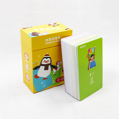 acheter Design personnalisé pour les enfants cartes flash pour les enfants cartes d'apprentissage chinois imprimées online manufacture