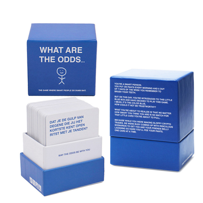 acheter Entretien Jeu de cartes Impression personnalisée Tous les jours Intéressant Drôle Jeu de cartes standard online manufacture