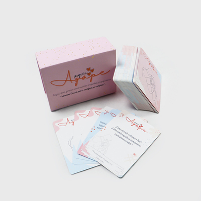 acheter Jeu de cartes d'affirmation Jeux de cartes personnalisés Faites ou osez Question quotidienne Cartes flash Deck online manufacture