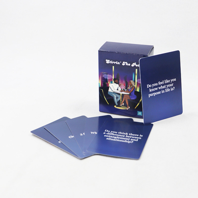 acheter Logo personnalisé Jeux de cartes en papier pour hommes et femmes Parti boire Jouer à des jeux Impression online manufacture