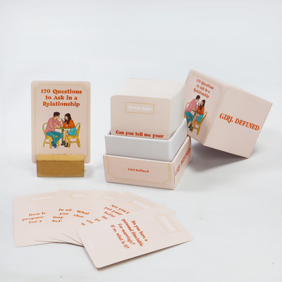 acheter Jeu de cartes de divertissement avec des questions imprimées sur mesure et l'impression couleur CMYK online manufacture