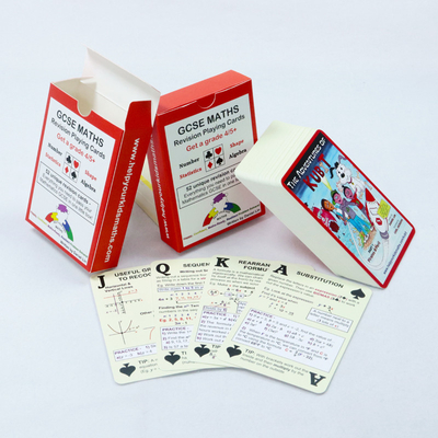 acheter Carte de connaissances en mathématiques Impression personnalisée Flashing Cartes à jouer Jeu Impression Servant Carte de révision de mathématiques online manufacture