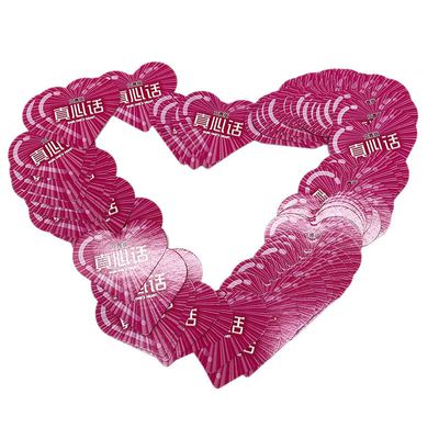 acheter Carte d'affirmation en forme de cœur avec boîte d'impression personnalisée online manufacture
