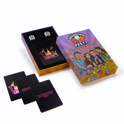acheter Contenu personnalisé Jeu de table Fête de boisson Jeux de cartes pour adultes Finition de surface personnalisée au format PDF online manufacture