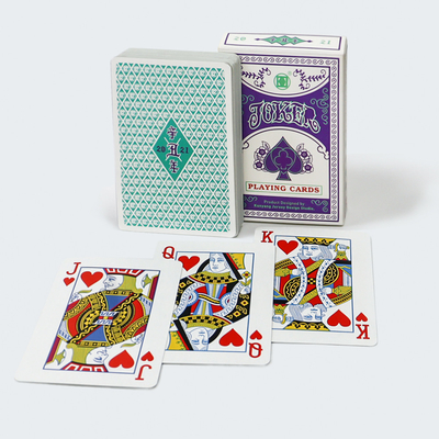acheter Imprimé sur étiquette privée Deux jeux de cartes de jeu sur mesure Design Cigarette Case Poker Jeu de cartes avec boîte online manufacture