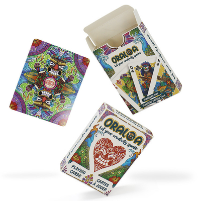 acheter Papier d'art en bois brillant personnalisable pour les mariages, cartes à jouer avec logo de poker personnalisé, collection de papier personnalisé online manufacture