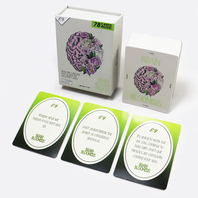 acheter 365 Day Memory Game Card Printing Personalized Custom Daily Manifestation Affirmation Cards with Box CDR Artwork Format online manufacture