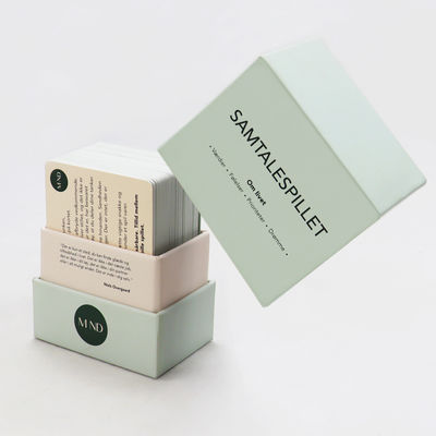 acheter 90g/deck Custom Couple Friend Question Game Cards for Family Challenges Fun Entertainment Playing Cards online manufacture