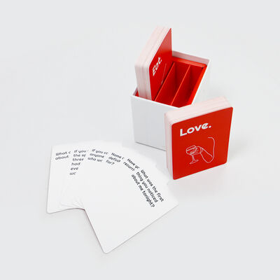 acheter Jeux de cartes en espagnol sur mesure pour les couples Jeux de cartes pour la Saint-Valentin Jeux de cartes sur mesure Jeux de cartes d'affirmation Impression normale online manufacture