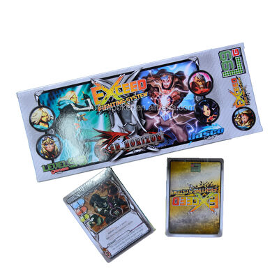 acheter Custom design accepted paper trading cards deck printing holographic game card battle character game online manufacture