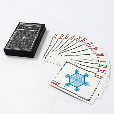 acheter Cartes à jouer personnalisées 320gsm Black Core avec logo de design personnalisé en taille 57x87mm online manufacture