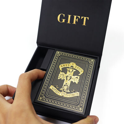 acheter Cartes de jeu en papier à base de noyau noir sur mesure pour les jeux de luxe et les cadeaux online manufacture