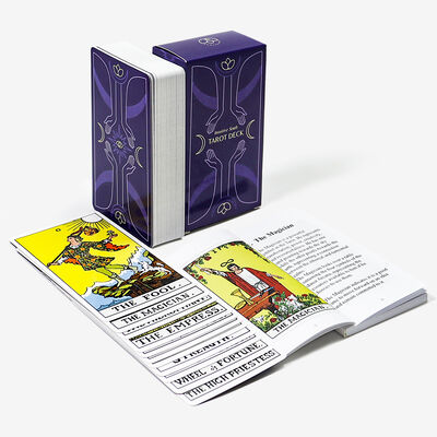 acheter Cartes de tarot en bois de taille personnalisée avec impression couleur CMYK pour un divertissement personnalisé online manufacture