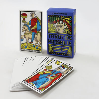 acheter Des cartes de tarot imprimables sur mesure avec du papier noir et un échantillon gratuit online manufacture