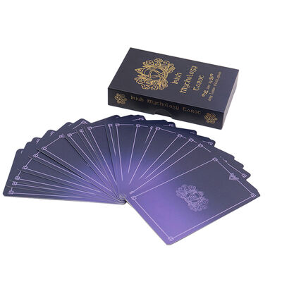 acheter Taille personnalisée en feuille d'or Cartes de tarot imprimables écologiques avec un design personnalisé online manufacture