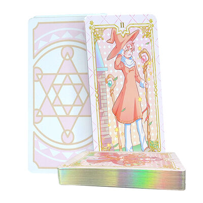 acheter Cartes de tarot holographiques personnalisées avec impression CMYK 4 couleurs et design élégant online manufacture