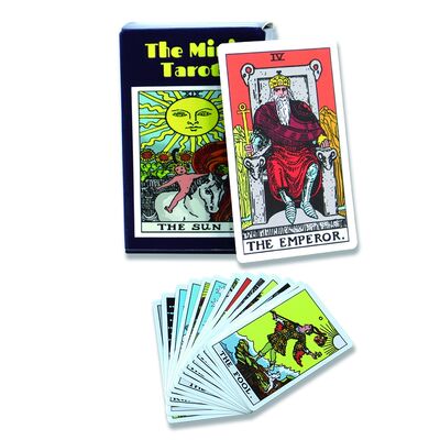 acheter Cartes de tarot imprimées sur mesure avec guide sur papier noir de 310 grammes online manufacture