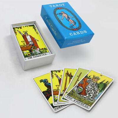 acheter Cartes de tarot de conception personnalisée avec impression CMYK pleine couleur en 57 * 87mm Taille pour une utilisation personnalisée online manufacture