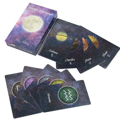 acheter Cartes de Tarot imprimables personnalisées 310gsm Black Core Paper avec guide inclus online manufacture