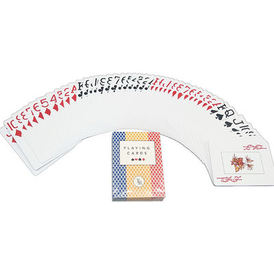 acheter cartes de jeu en plastique imperméables de 0.35mm, impression polychrome faite sur commande des cartes CMYK de tisonnier online manufacture