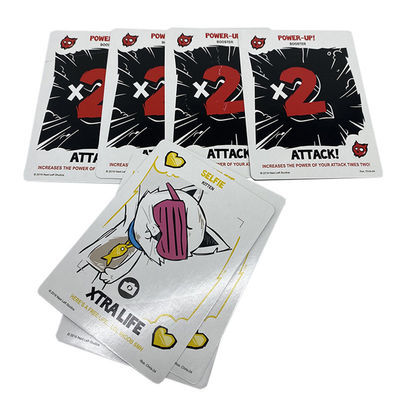 acheter Cartes de jeu de coutume de promotion d'OEM vernissant le finissage extérieur online manufacture