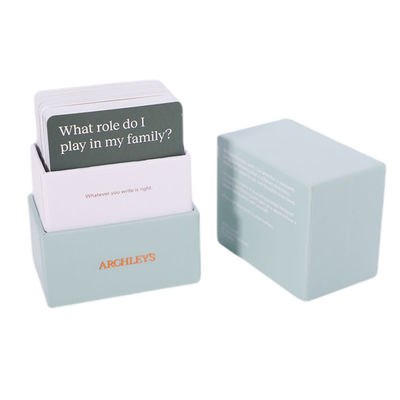 acheter Cartes de jeu d'instantané de 280 grammes avec la finition d'OEM de questions avec la boîte de plate-forme online manufacture