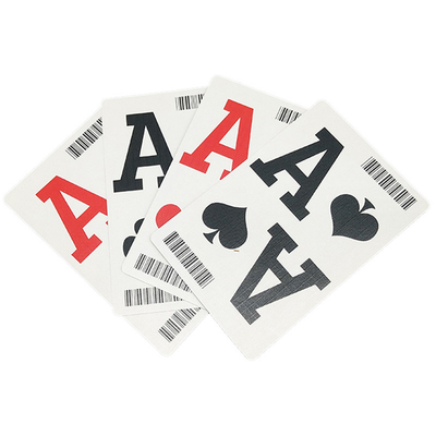 acheter Custom Poker Playing Card Logo Printing On Back Side CMYK Color online manufacture