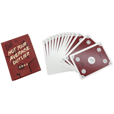 Le jeu fait sur commande durable carde 4 Eights 4 crics pour des parties
