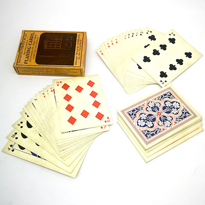 4 cartes de jeu de coutume de Nines pour des jeux d'événements d'affaires
