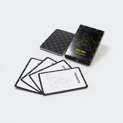 Haute qualité personnalisé votre propre Sexy Snap Positions Card Game design passion drôle couple chambre posture cartes jeux poker