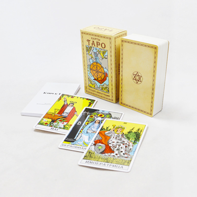 Entretien intérieur Cartes de tarot en boîte en grille Oracle d'impression personnalisée pour les jeux en papier