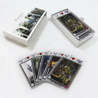 Jeux de cartes papier imprimés pour les enfants