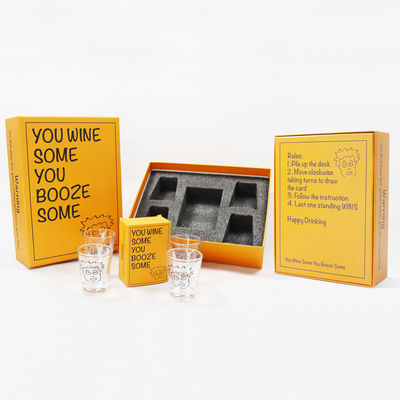 Jeux de cartes de boisson personnalisés